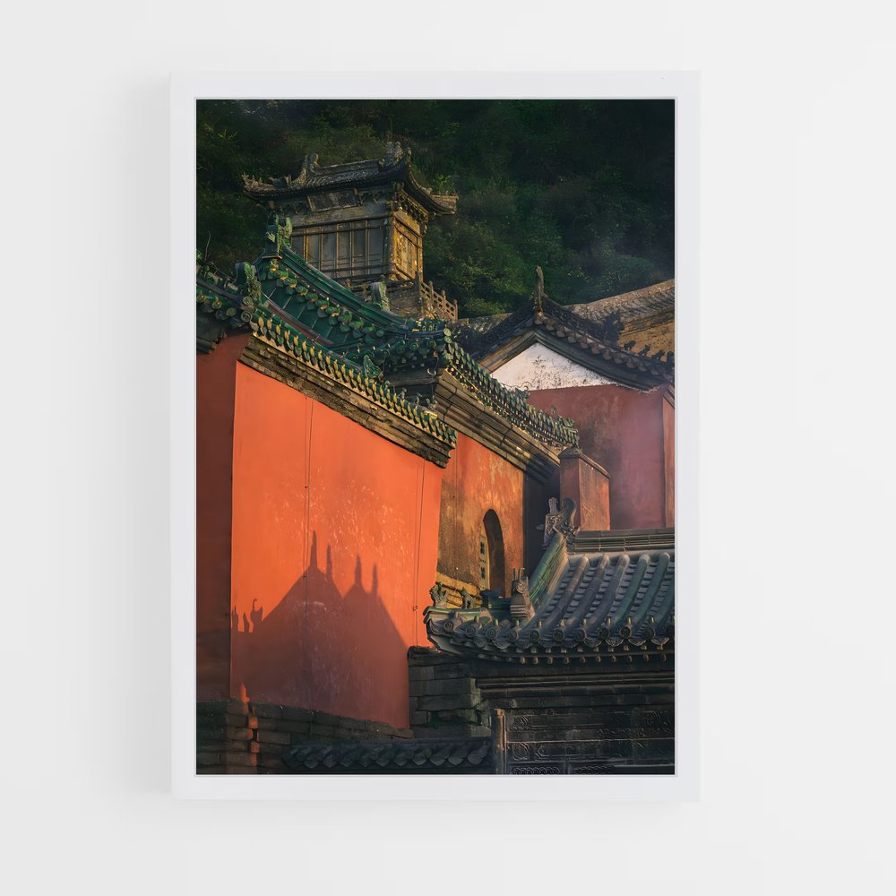 Poster Le Temple Rouge – affiche Kung Fu (vue 3)
